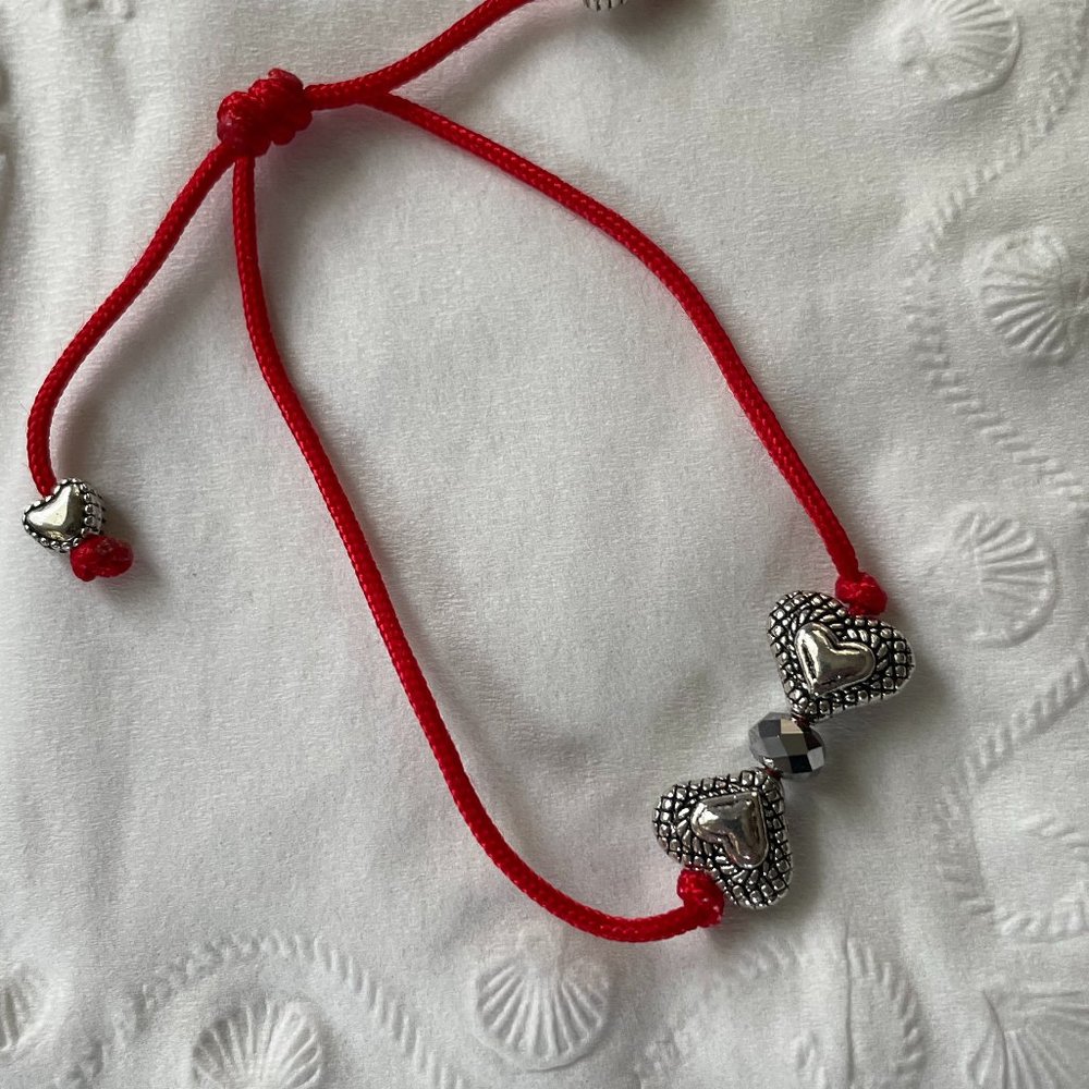 Adjustable Nylon Cord Braided Bead Bracelet